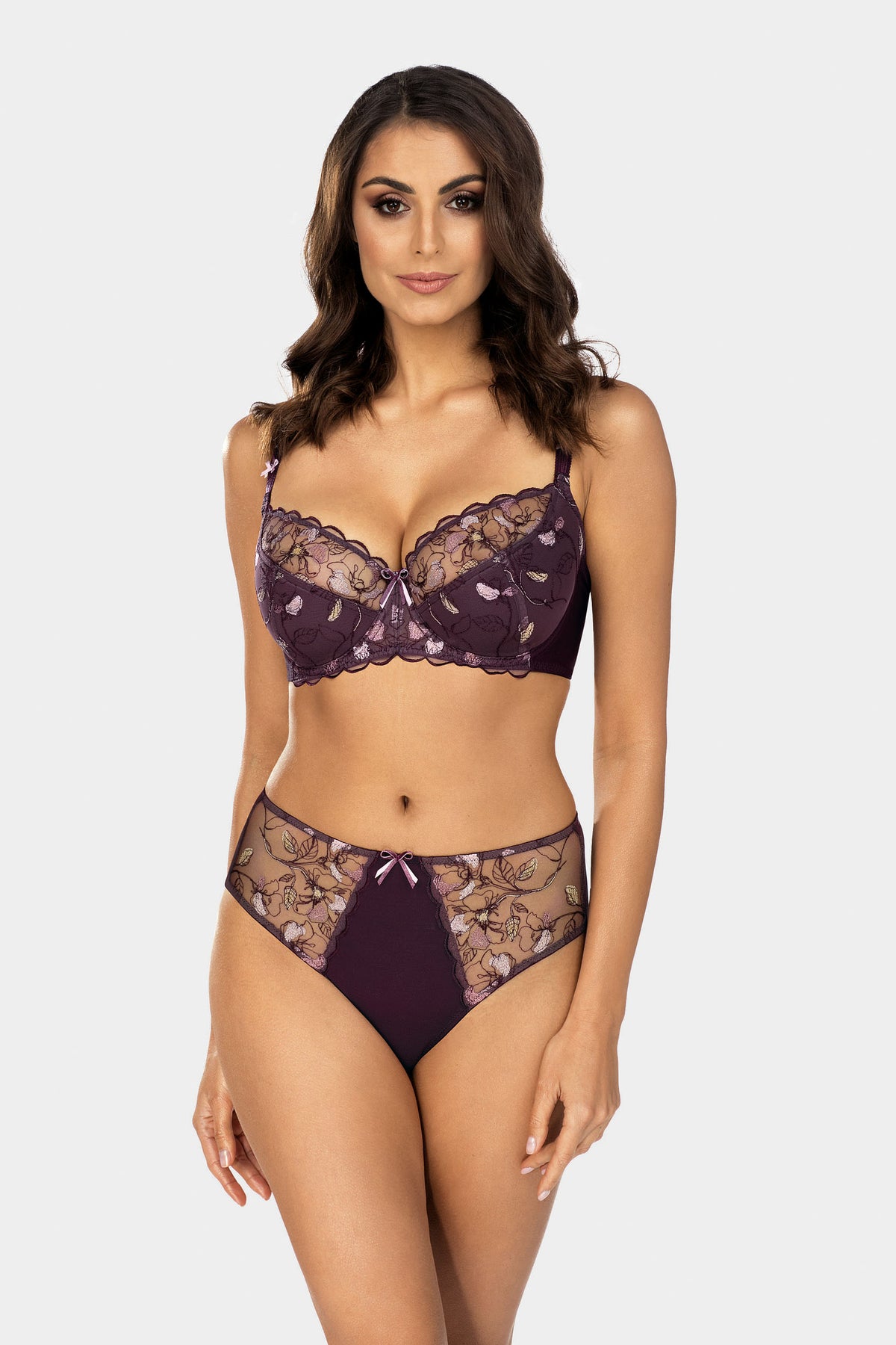 Biustonosz Promes fioletowy B150 Semi Soft