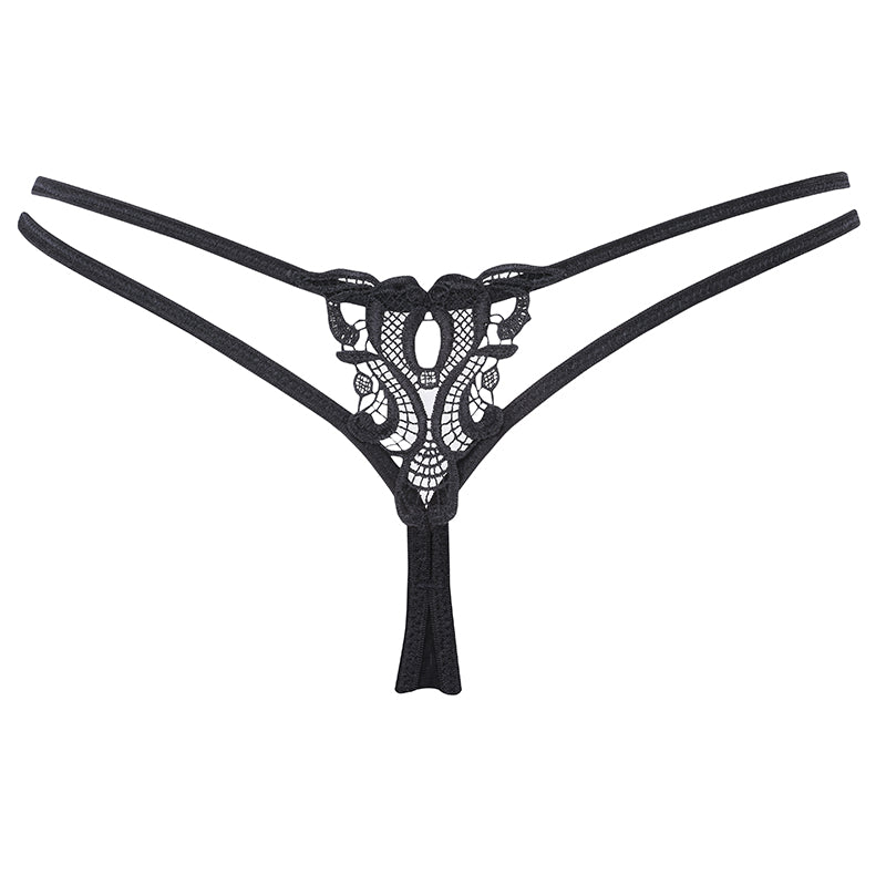 Stringi Lea czarne C202