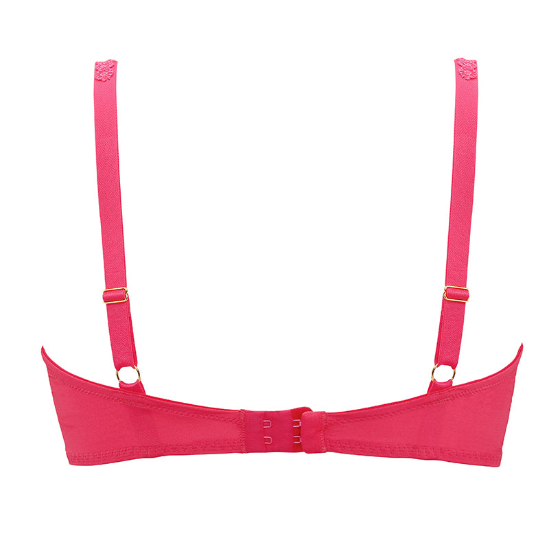 Biustonosz Latona malinowy B214 Push Up