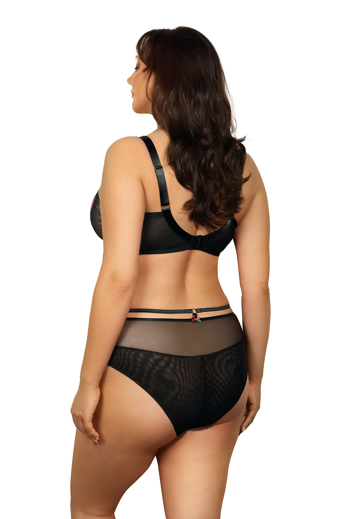 Biustonosz na duży biust Hot B171 Soft Czarny