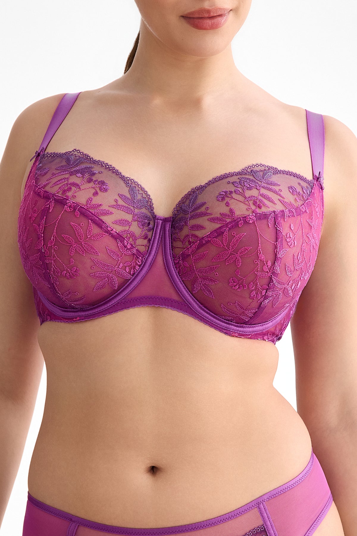 Biustonosz Fiora fuksja-ombre B171 Soft