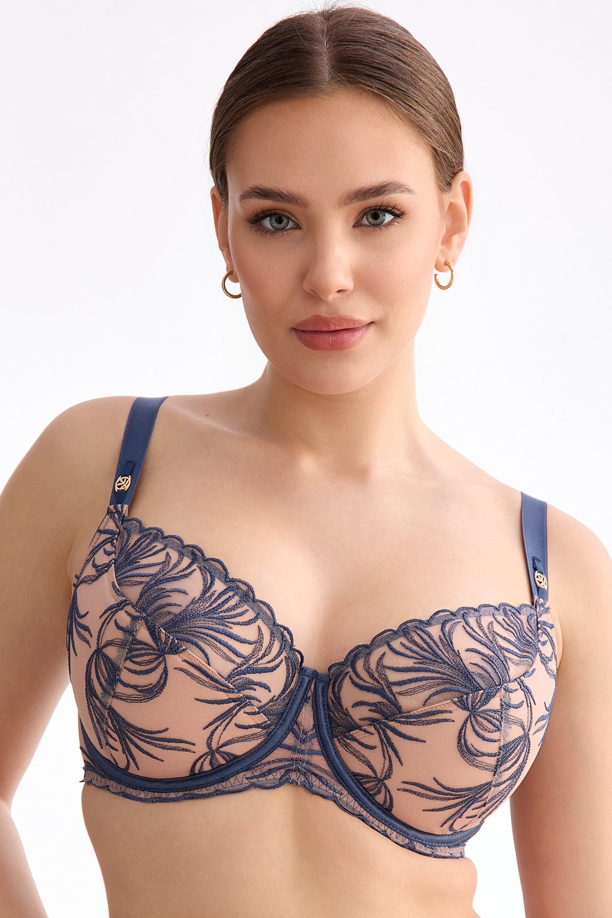 Biustonosz Palmer sztormowy błękit B150 Semi Soft
