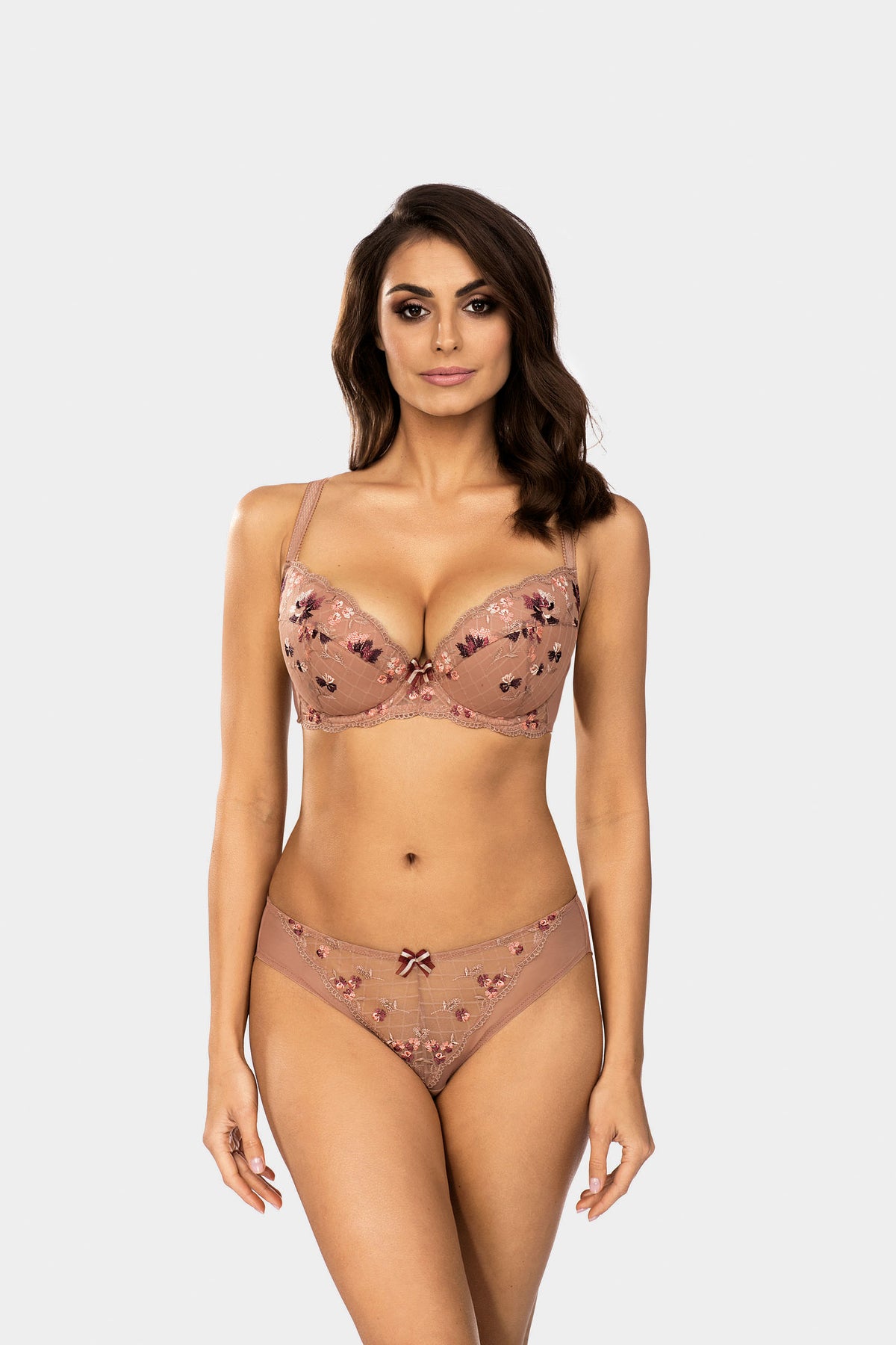 Biustonosz Tamal karmelowy B214 Push Up