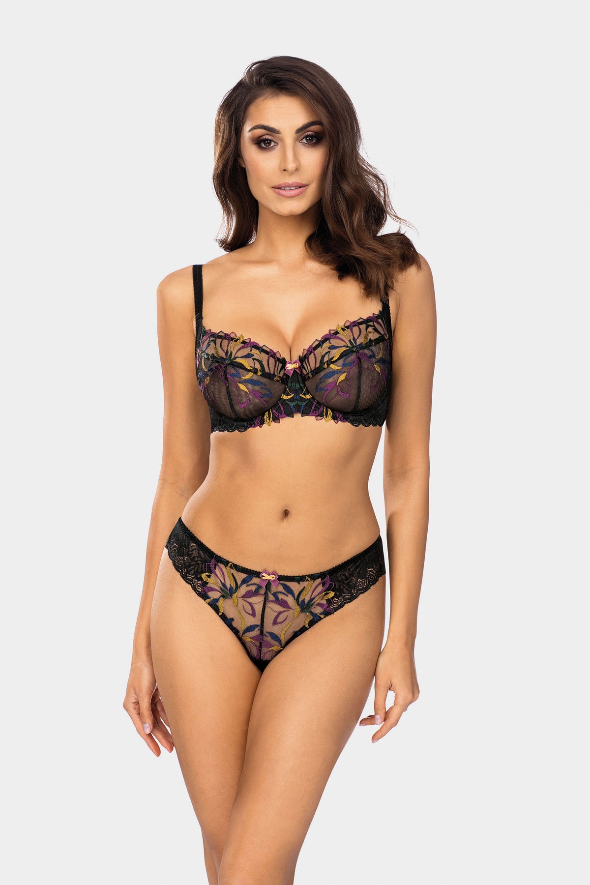 Biustonosz Jasmin czarny B103 Soft