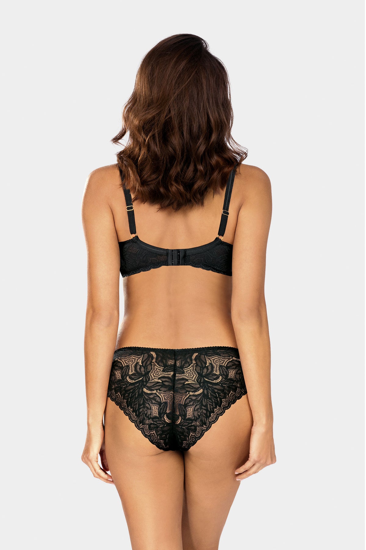 Biustonosz Jasmin czarny B214 Push Up