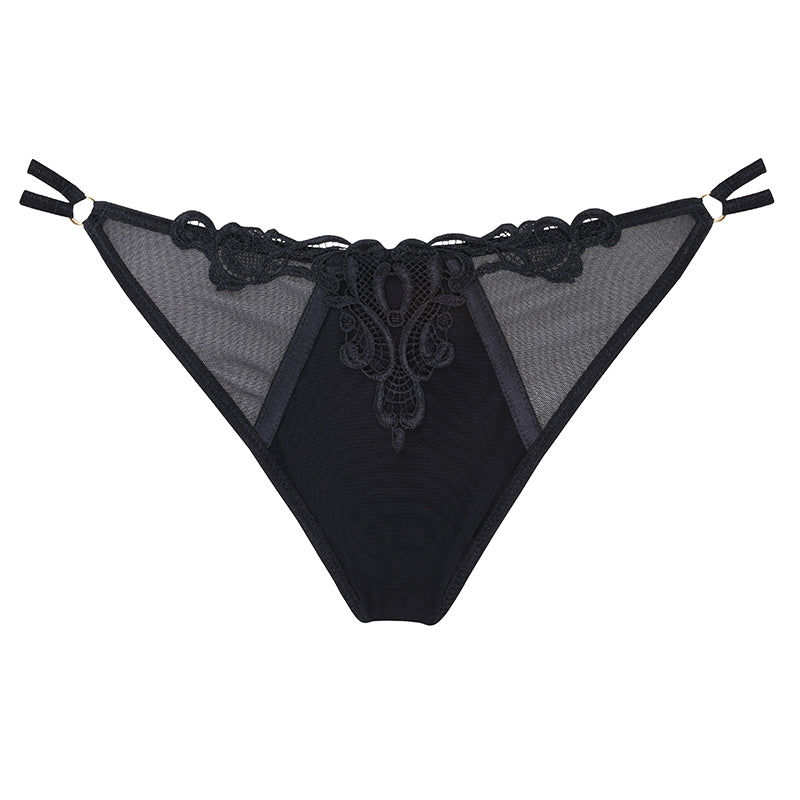 Stringi Lea czarne C202