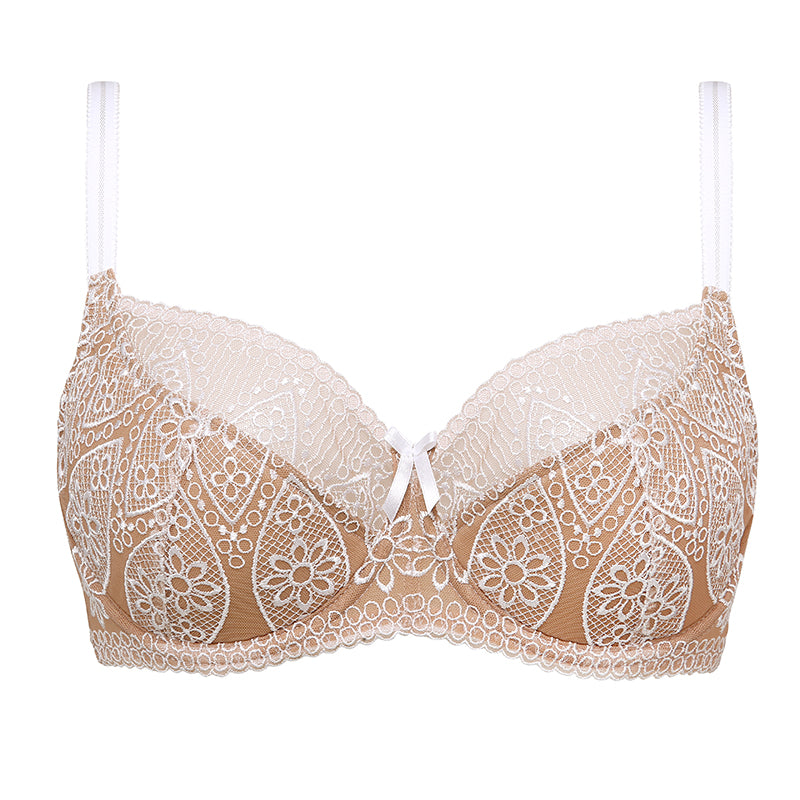 Biustonosz Avero beżowy B150 Semi Soft