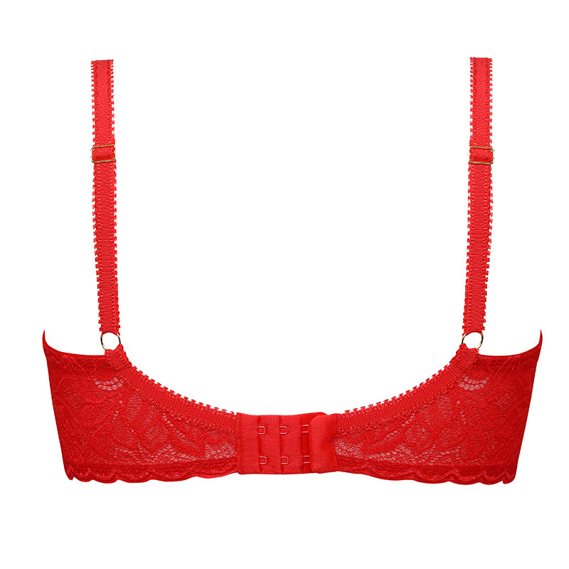 Biustonosz Bella czerwony B139 Soft Balconette
