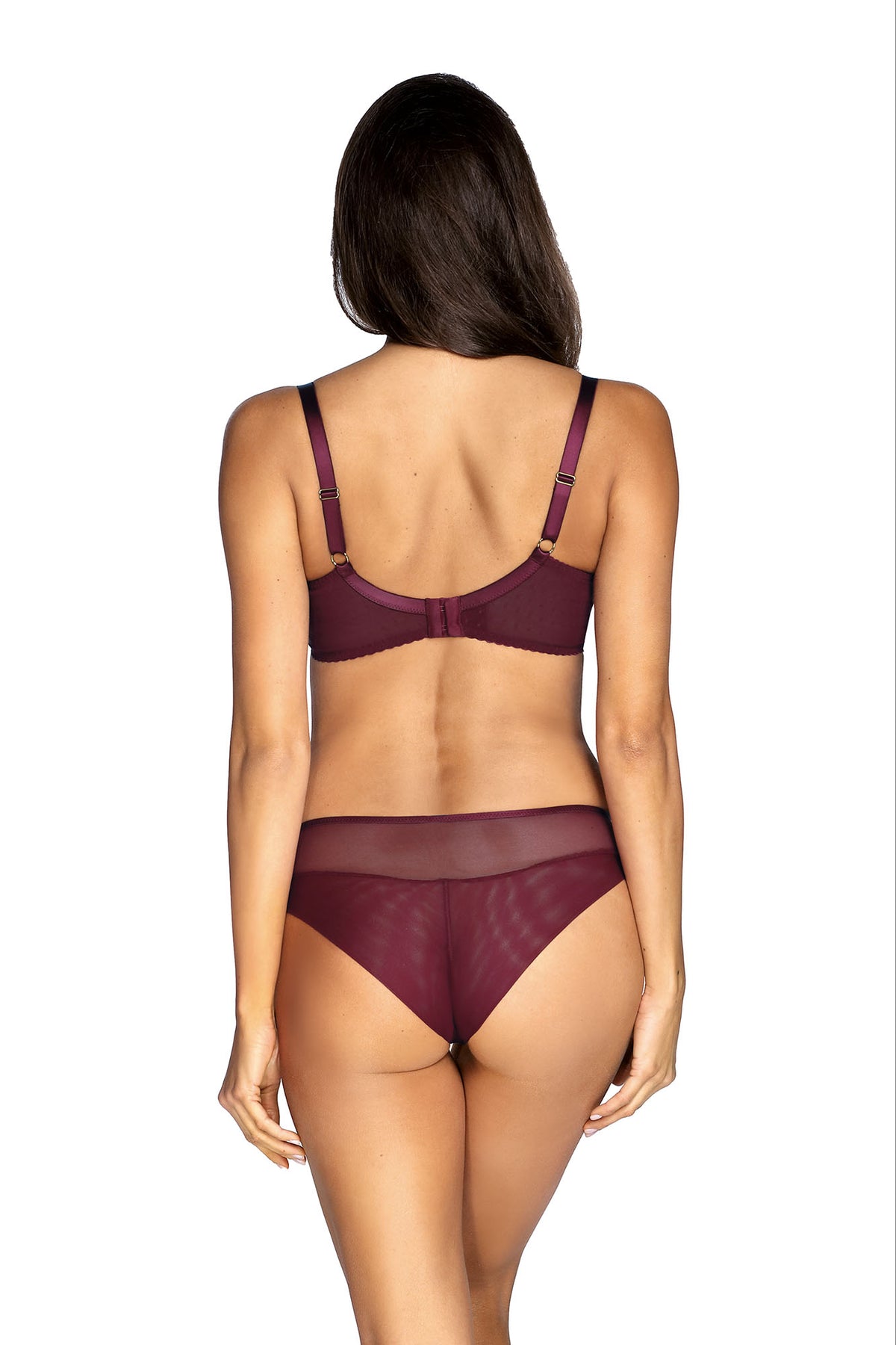 Biustonosz Nora bordowy B139 Soft Balconette