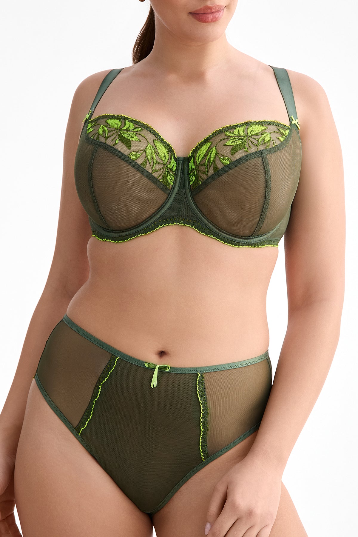 Figi Olivia zielony C125 wysokie