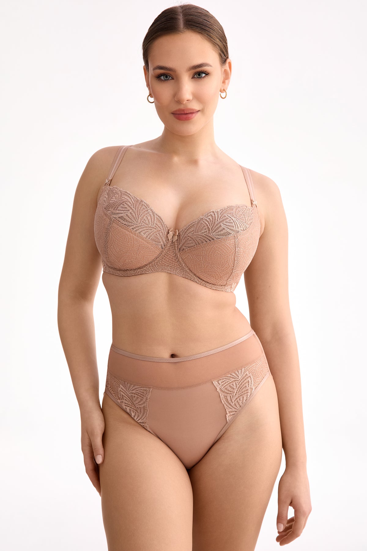 Biustonosz Rina beżowy B150 Semi Soft